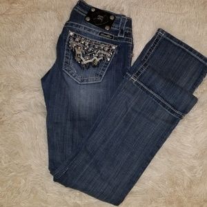 Miss Me Jean w/ Embellished Pocket